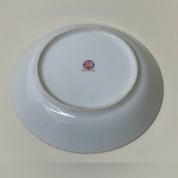 Mid Century Vintage F & B Japan Fine China Ivory Floral Soup Salad Bowl - Picture 6 of 11